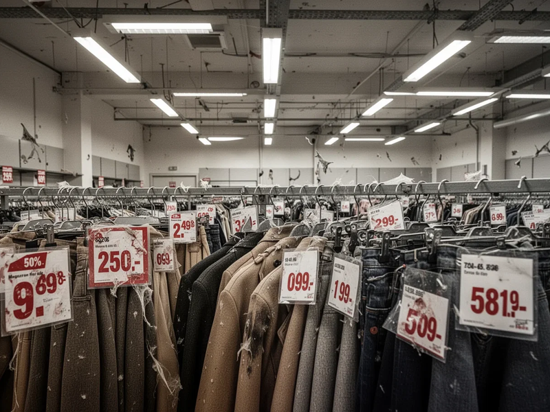 Modehandel im Umbruch: Räumungsverkäufe prägen das Stadtbild - Foto: über boerse-global.de
