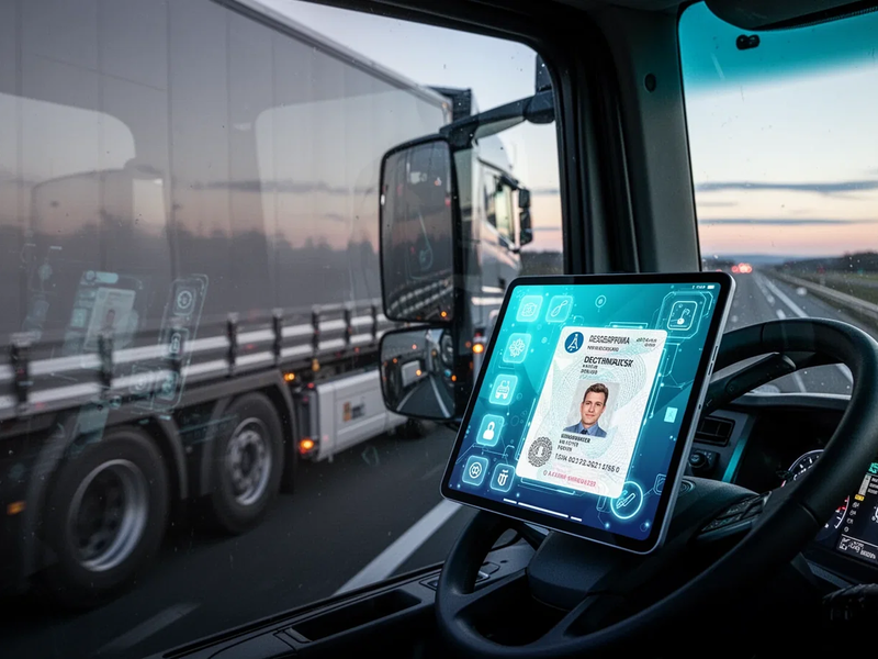 Digitaler Lkw-Führerschein startet: Weniger Bürokratie für Deutschlands Logistik - Foto: über boerse-global.de