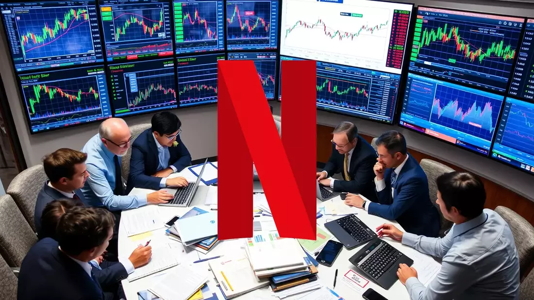 Netflix Stock Gains Momentum with Strategic Pivot and Financial Windfall Illustration mit AI erstellt übermittelt durch boerse-global.de
