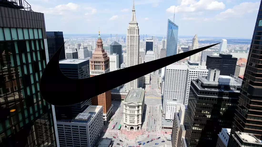 Nike se desploma en bolsa tras recortar sus previsiones de ventas Illustration mit AI erstellt übermittelt durch boerse-global.de