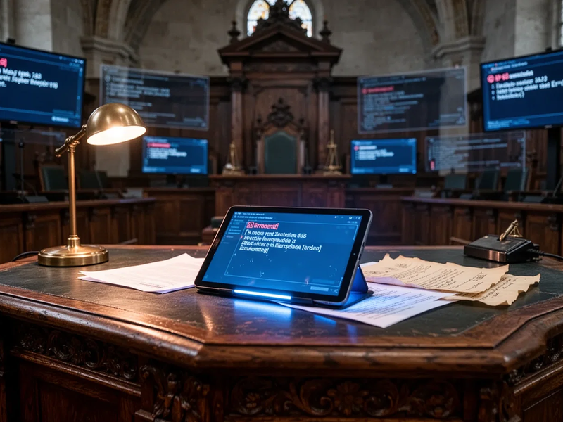 Justiz-Digitalisierung: KI-Ermittlungen und E-Akte im Stresstest - Foto: über boerse-global.de