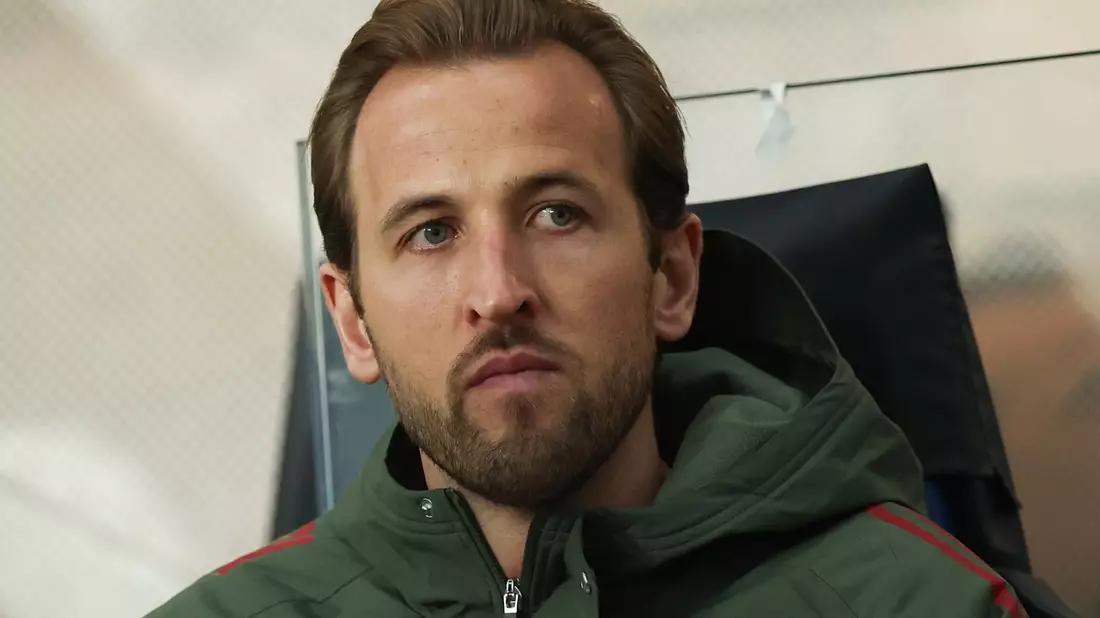 Harry Kane hat eine Blessur am Sprunggelenk. (Archivbild) - Bild: Jan Woitas/dpa