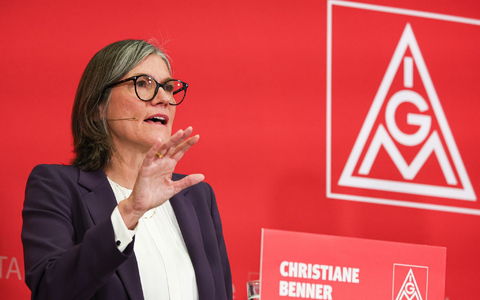 IG-Metall-Chefin Benner fordert mehr Flexibilität beim Verbenner-Aus. (Archivbild) - Foto: Hannes P Albert/dpa