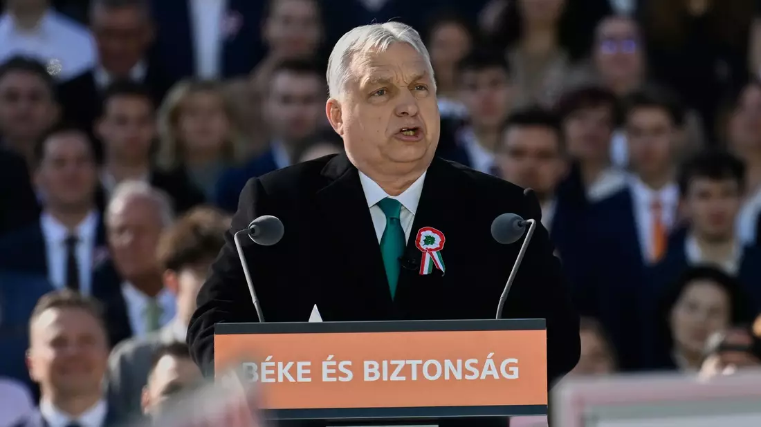 Ungarns Ministerpräsident Viktor Orban hofft auf Unterstützung des US-Vizepräsidenten JD Vance vor der Parlamentswahl.  - Bild: Denes Erdos/AP/dpa