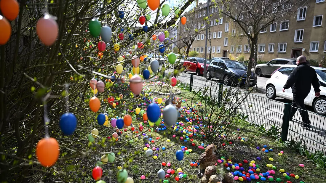 Wechselhaftes Wetter ist für Ostern vorhergesagt, erst am Montag wird es freundlicher. - Bild: Elisa Schu/dpa