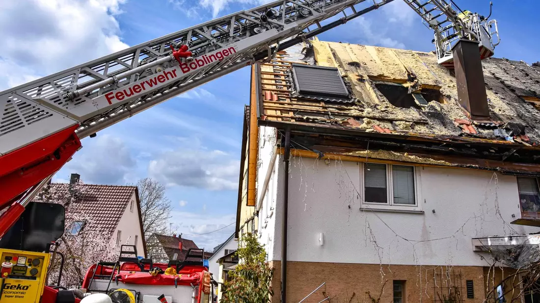 FW Böblingen: Update: Brandeinsatz in Böblingen-Dagersheim - Bild: presseportal.de