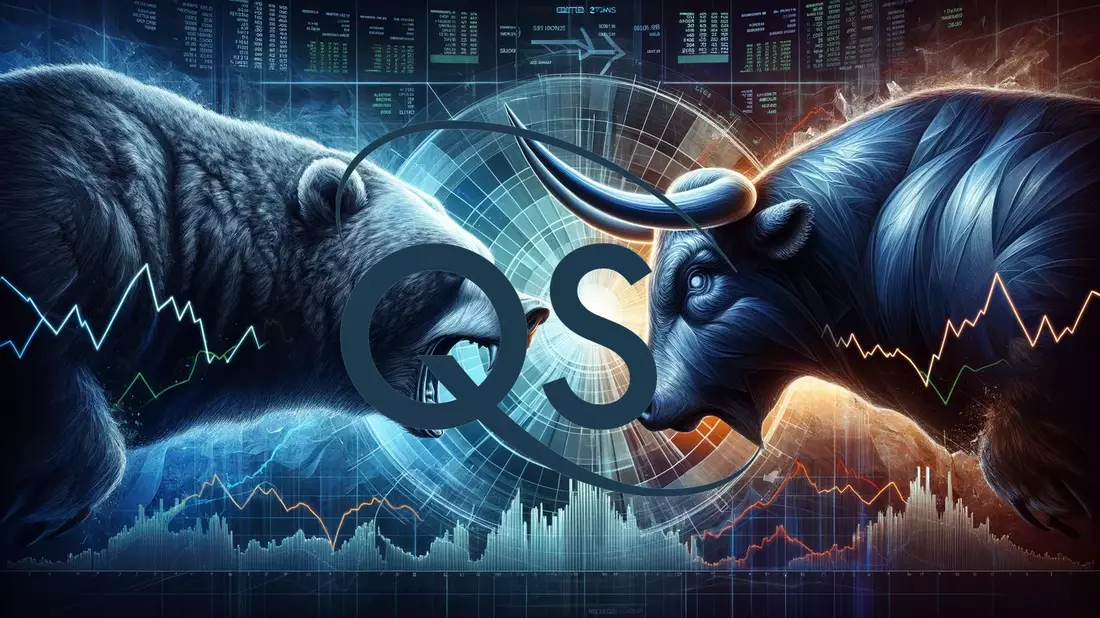 QuantumScape Shares Face Critical Technical Support Test Illustration mit AI erstellt übermittelt durch boerse-global.de