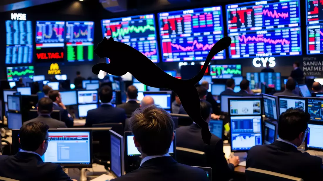 Puma Shares Demonstrate Unexpected Resilience Amid Sector Turbulence Illustration mit AI erstellt übermittelt durch boerse-global.de