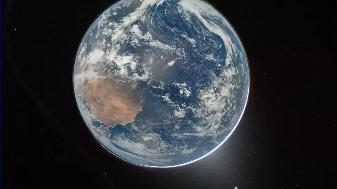 Die «Artemis»-Astronauten schicken Bilder von der Erde zur Erde.  - Bild: Reid Wiseman/NASA via AP/dpa