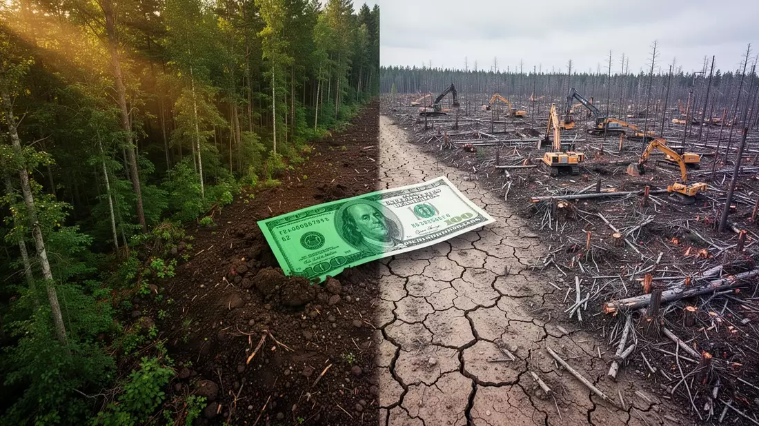 Finanzwelt zerstört Natur 30-mal schneller als sie sie schützt - Bild: über boerse-global.de