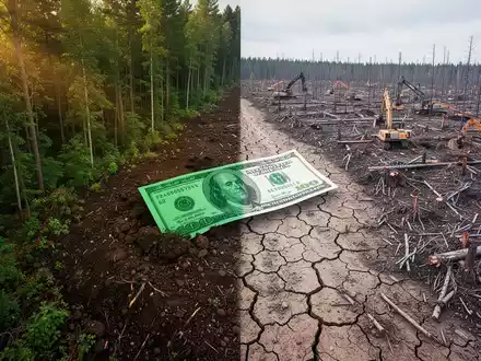 Finanzwelt zerstört Natur 30-mal schneller als sie sie schützt - Foto: über boerse-global.de