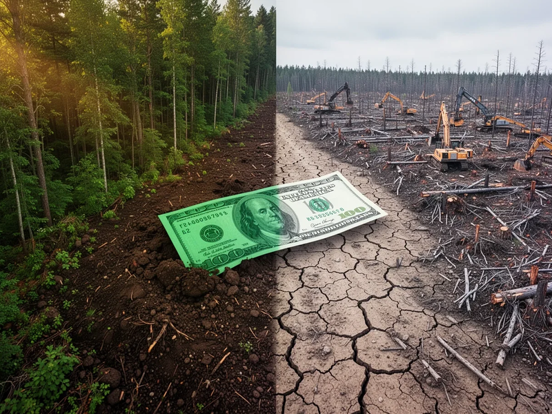 Finanzwelt zerstört Natur 30-mal schneller als sie sie schützt - Foto: über boerse-global.de