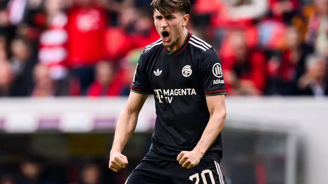 Tom Bischof überzeugte beim FC Bayern in Freiburg. - Bild: Tom Weller/dpa