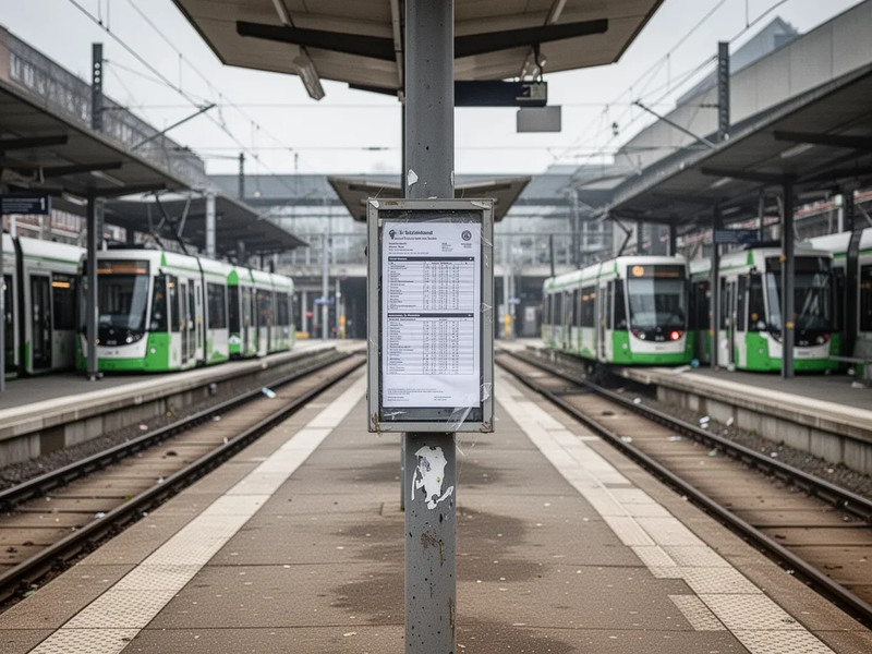 Verdi-Warnstreiks legen Bayerns Nahverkehr lahm - Foto: über boerse-global.de
