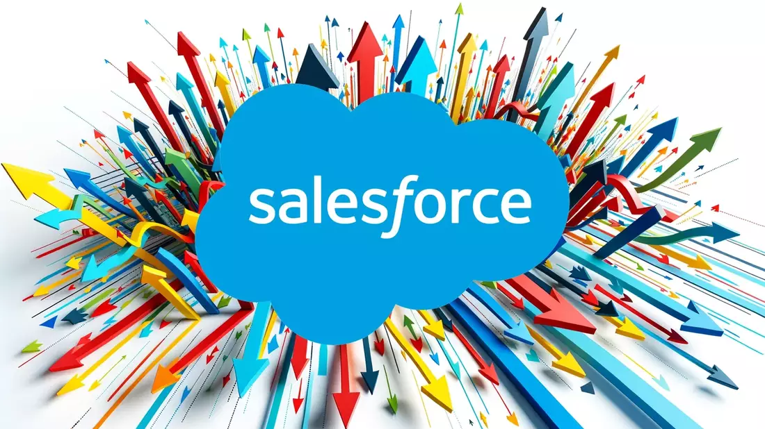 Salesforce Stock: AI Momentum Drives Growth Amid Market Disconnect Illustration mit AI erstellt übermittelt durch boerse-global.de