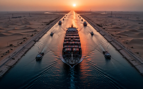 Suez-Kanal: Westliche Reedereien kehren erneut ab - Foto: über boerse-global.de