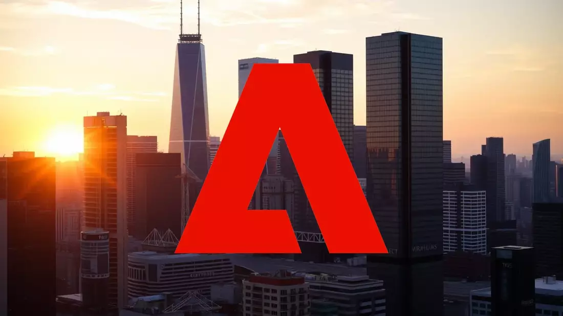 Adobe: ¿Por qué el desplome bursátil contradice sus sólidos resultados? Illustration mit AI erstellt übermittelt durch boerse-global.de