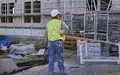 Bauarbeiter auf einer Baustelle (Archiv) - Foto: via dts Nachrichtenagentur