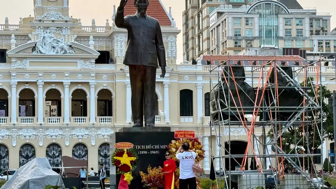 Vietnams Landesvater Ho Chi Minh wird bis heute tief verehrt. (Archivbild) - Bild: Carola Frentzen/dpa