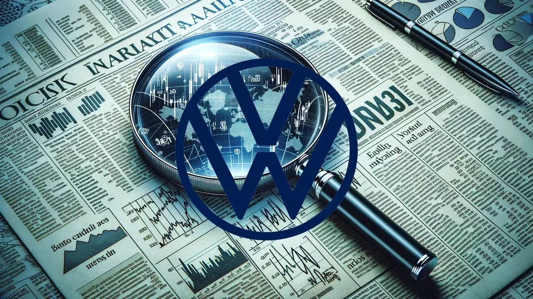 Volkswagen Faces a Pivotal Month with Key Product and Financial Updates Illustration mit AI erstellt übermittelt durch boerse-global.de