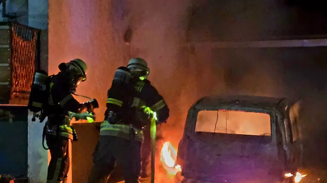 FW-Radolfzell: Nächtlicher PKW-Brand - Bild: presseportal.de