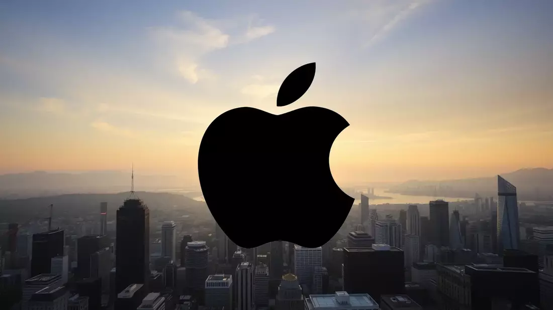 Tres Frentes Abiertos: Los Desafíos que Presionan a Apple en Bolsa Illustration mit AI erstellt übermittelt durch boerse-global.de