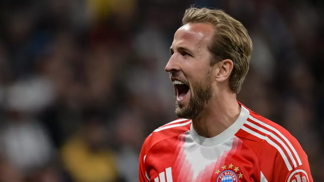 Harry Kane hat zugeschlagen: Der Engländer jubelt nach seinem 2:0. - Bild: Peter Kneffel/dpa