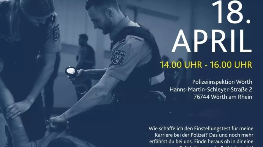 POL-PDLD: Berufsinfotag bei der Polizeiinspektion Wörth am Rhein - Bild: presseportal.de