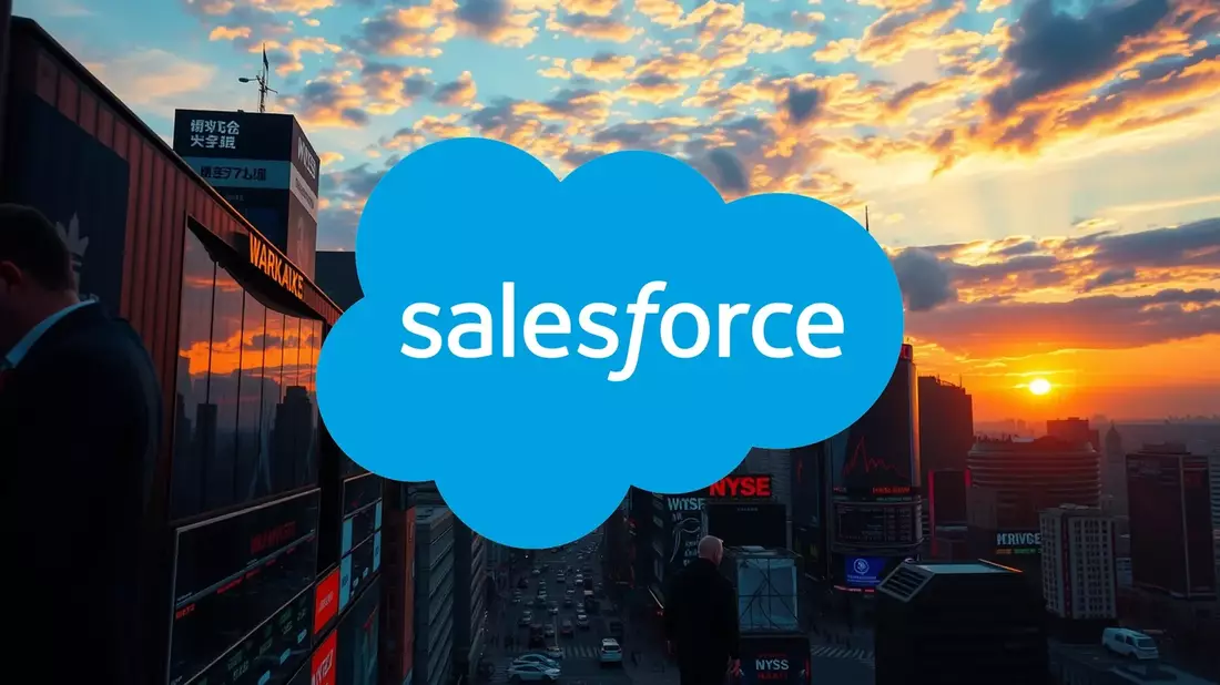 Salesforce Shares Face Headwinds Ahead of Key Date Illustration mit AI erstellt übermittelt durch boerse-global.de