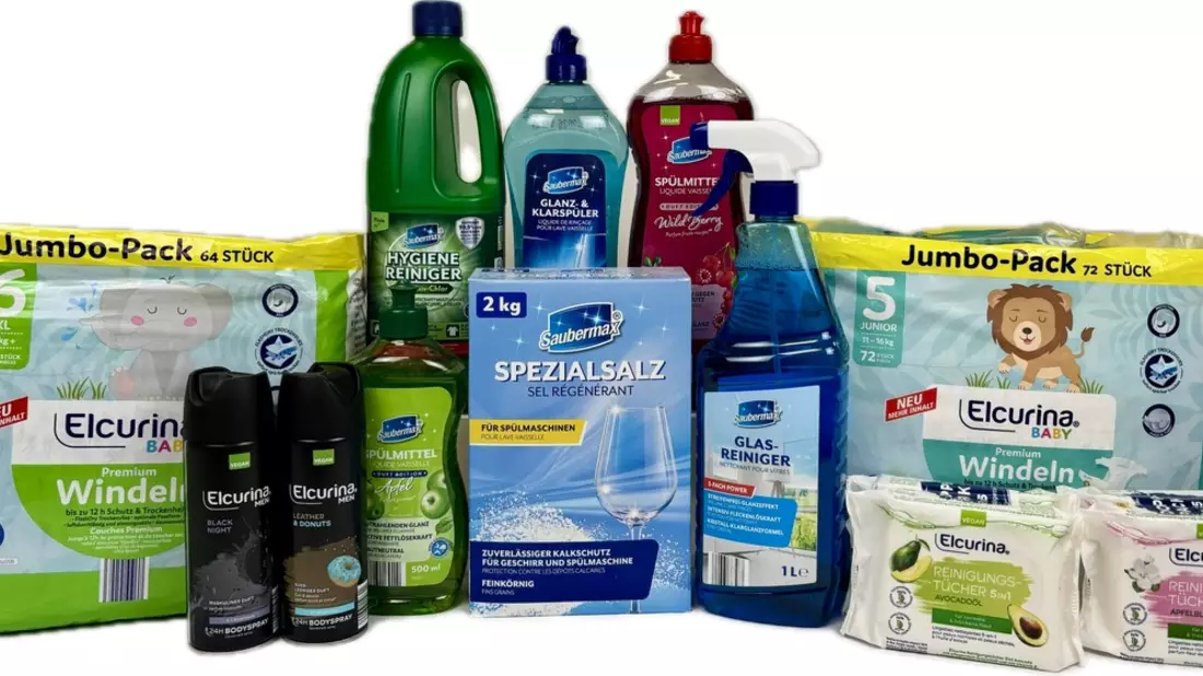 NORMA senkt im April die Preise auf Putzmittel, Geschirrspülmittel und Windeln um bis zu 12 Prozent / Sauberkeit, Hygiene und Pflege mit SAUBERMAX und ELCURINA - Bild: presseportal.de