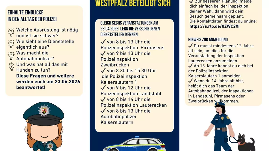 POL-PILEK: Blick hinter die Kulissen der Polizei - Girls' Day 2026 - Bild: presseportal.de