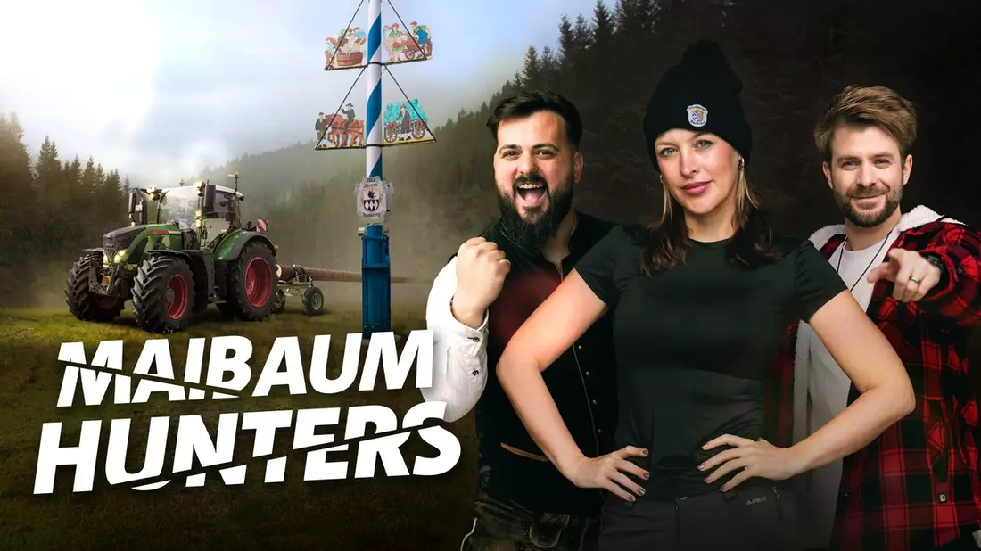 Maibaum Hunters: Bayerische Tradition als Reality-Wettkampf / Trailer online - alle Folgen ab 17. April in der ARD Mediathek - Bild: presseportal.de