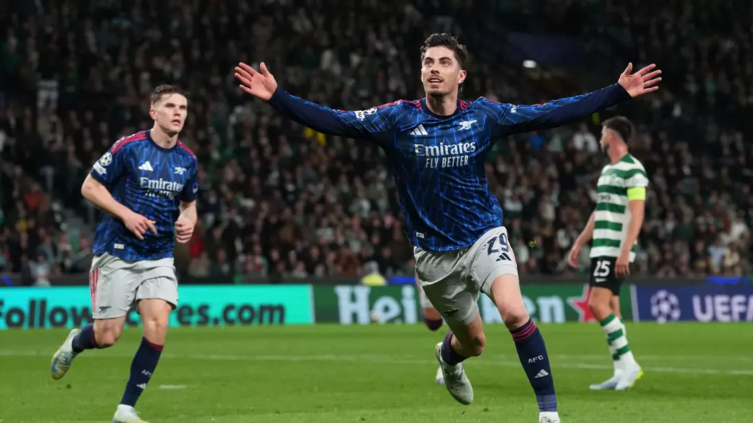 Kai Havertz avancierte in der Nachspielzeit zum Matchwinner. - Bild: Armando Franca/AP/dpa