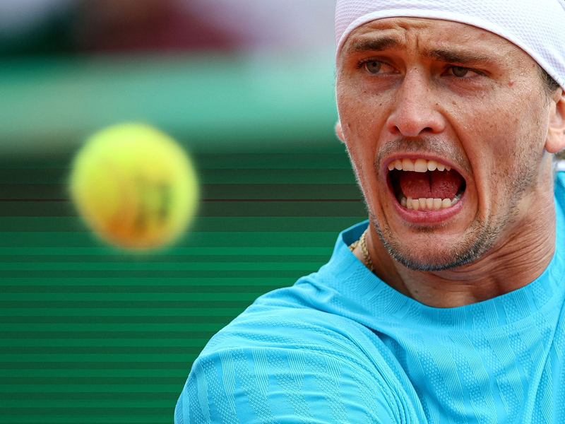 Alexander Zverev zeigte in Monte-Carlo Comeback-Qualitäten. - Foto: Valery Hache/AFP/dpa