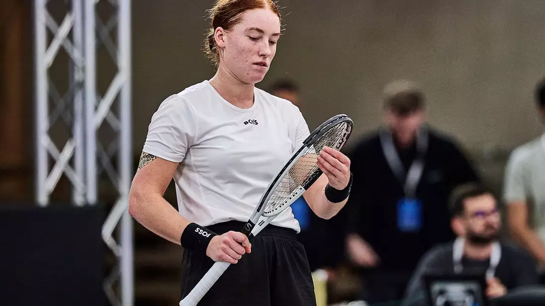 Ella Seidel verlor ihr Einzel beim Auftakt in den Billie Jean King Cup - Bild: Mathias Schulz/dpa