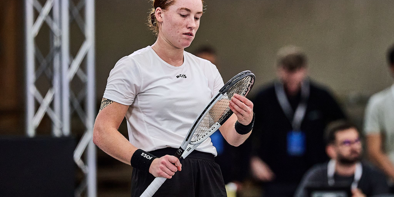 Ella Seidel verlor ihr Einzel beim Auftakt in den Billie Jean King Cup - Foto: Mathias Schulz/dpa