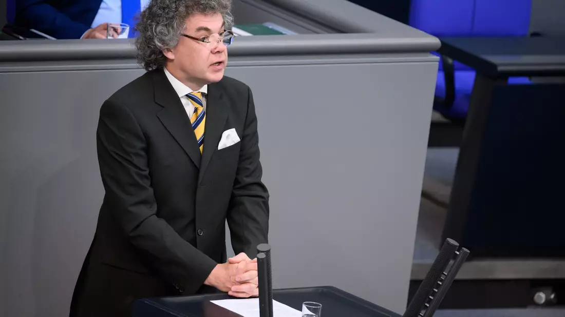 Der AfD-Politiker Matthias Moosdorf gehört dem Bundestag seit 2021 an. (Archivbild)  - Bild: Bernd von Jutrczenka/dpa