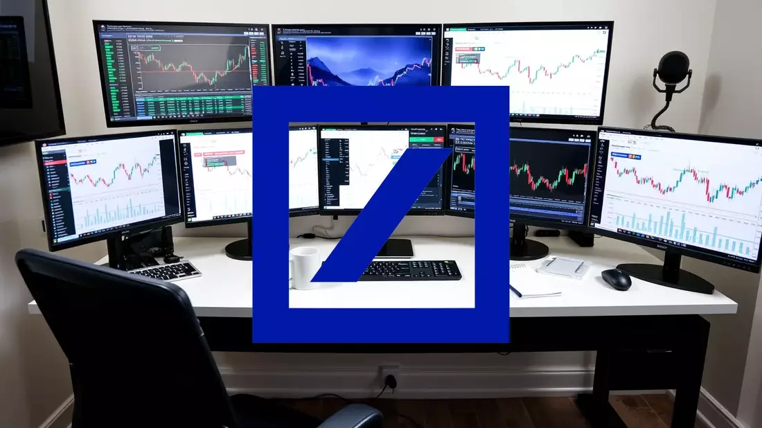 Deutsche Bank's Q1 Surprise: Distressed Debt Gains Offset Leadership Flux Illustration mit AI erstellt übermittelt durch boerse-global.de