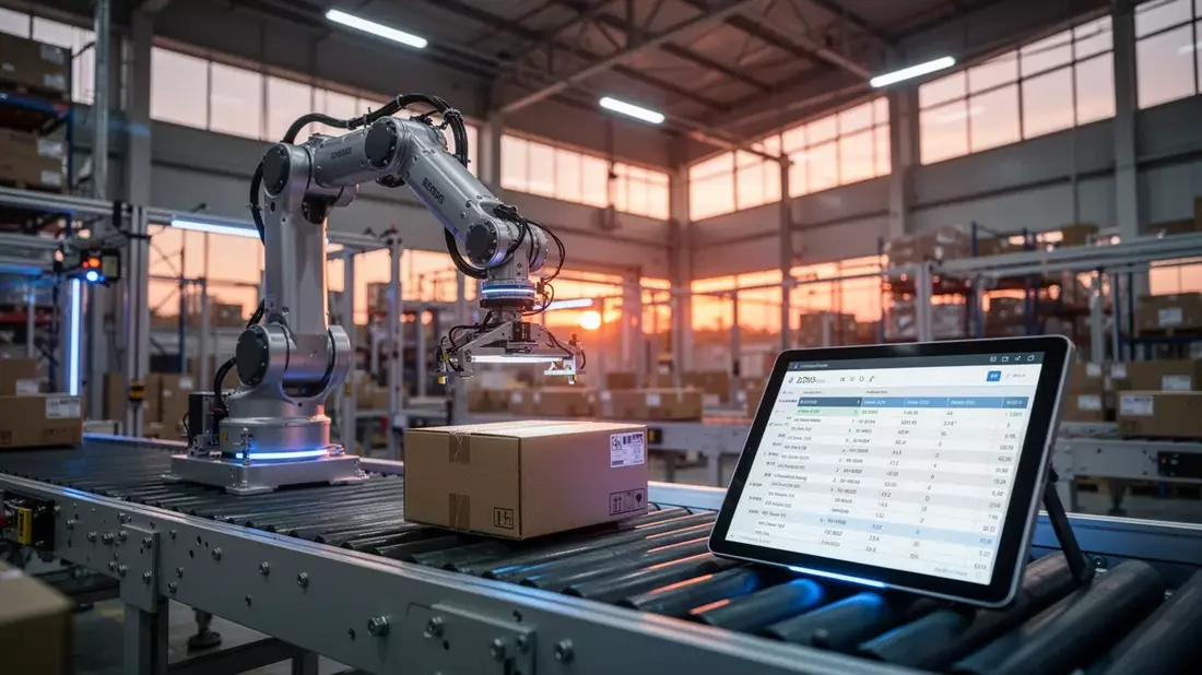 eFTI-Verordnung und KI revolutionieren die Logistik Illustration mit AI erstellt übermittelt durch boerse-global.de