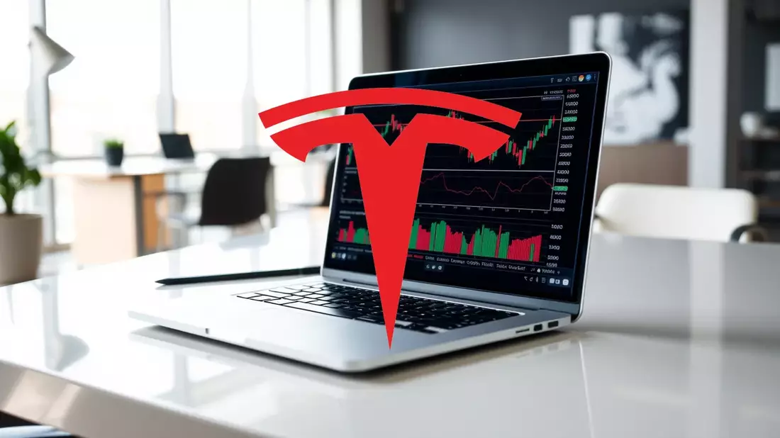 Tesla's Inventory Pile Reaches Record High Amid AI Software Push Illustration mit AI erstellt übermittelt durch boerse-global.de