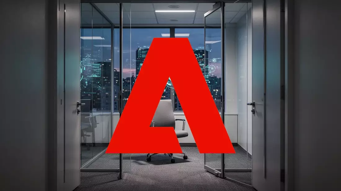 Adobe Aktie: Führungswechsel trifft KI-Druck - Bild: über boerse-global.de