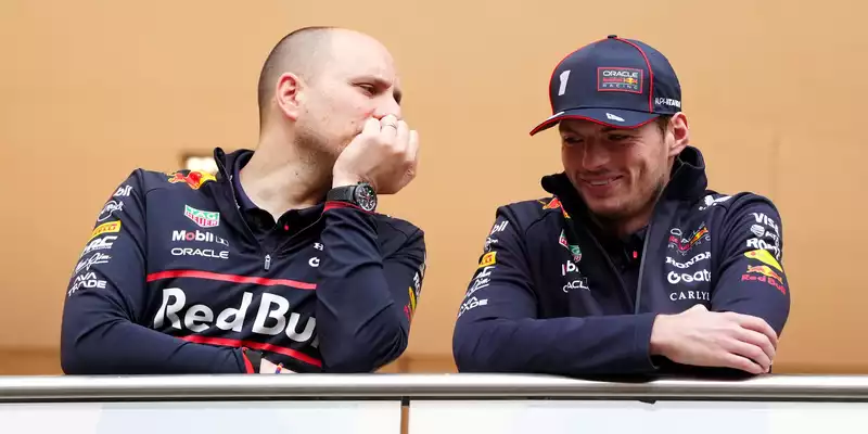 Gianpiero Lambiase (l) wird Red Bull und Max Verstappen verlassen. (Archivbild) - Foto: David Davies/PA Wire/dpa