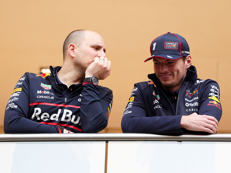 Gianpiero Lambiase (l) wird Red Bull und Max Verstappen verlassen. (Archivbild) - Foto: David Davies/PA Wire/dpa