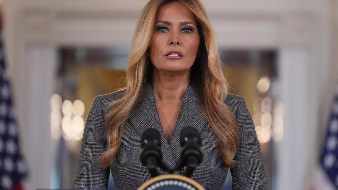 Melania Trump: «Ich war nie mit Epstein befreundet.» - Bild: Jacquelyn Martin/AP/dpa