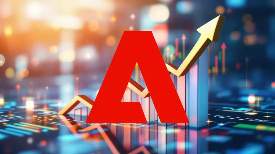 Adobe's Security and Summit Tests Amid a Deepening Stock Slump Illustration mit AI erstellt übermittelt durch boerse-global.de