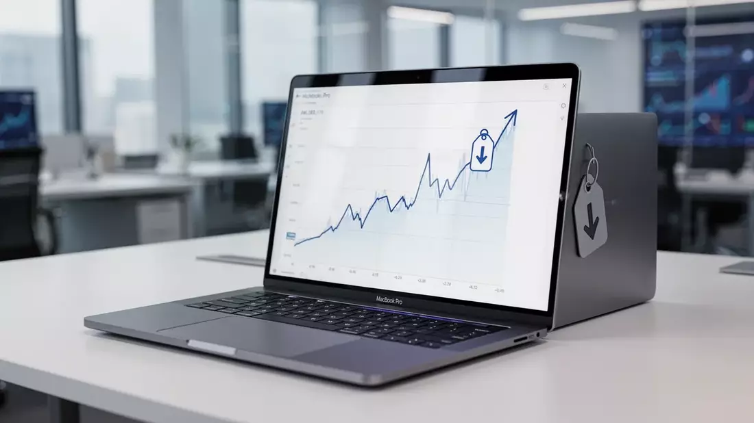 MacBook Pro M5: Erste große Rabatte für Apples Profi-Laptops - Bild: über boerse-global.de