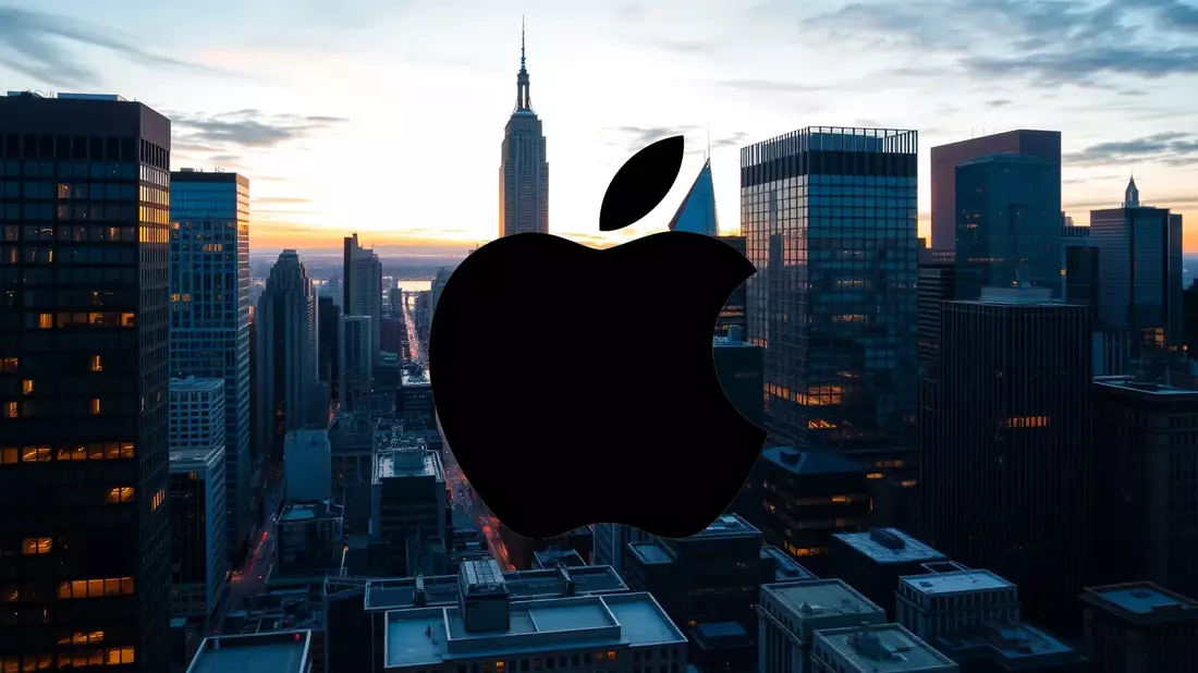 Apple Navigates Store Closures and Product Rumors Amid Record Performance Illustration mit AI erstellt übermittelt durch boerse-global.de