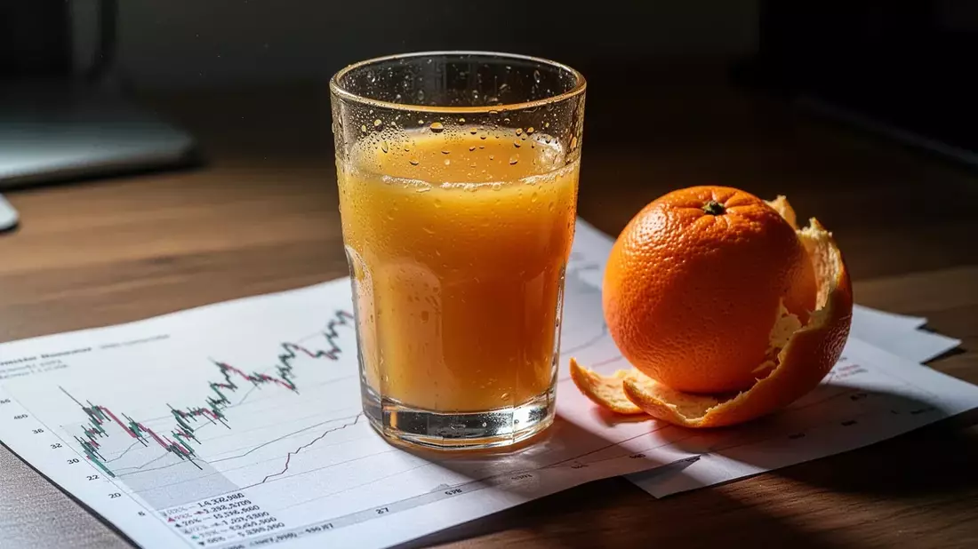 Orangensaft: Prognose-Krimi im Mai - Bild: über boerse-global.de