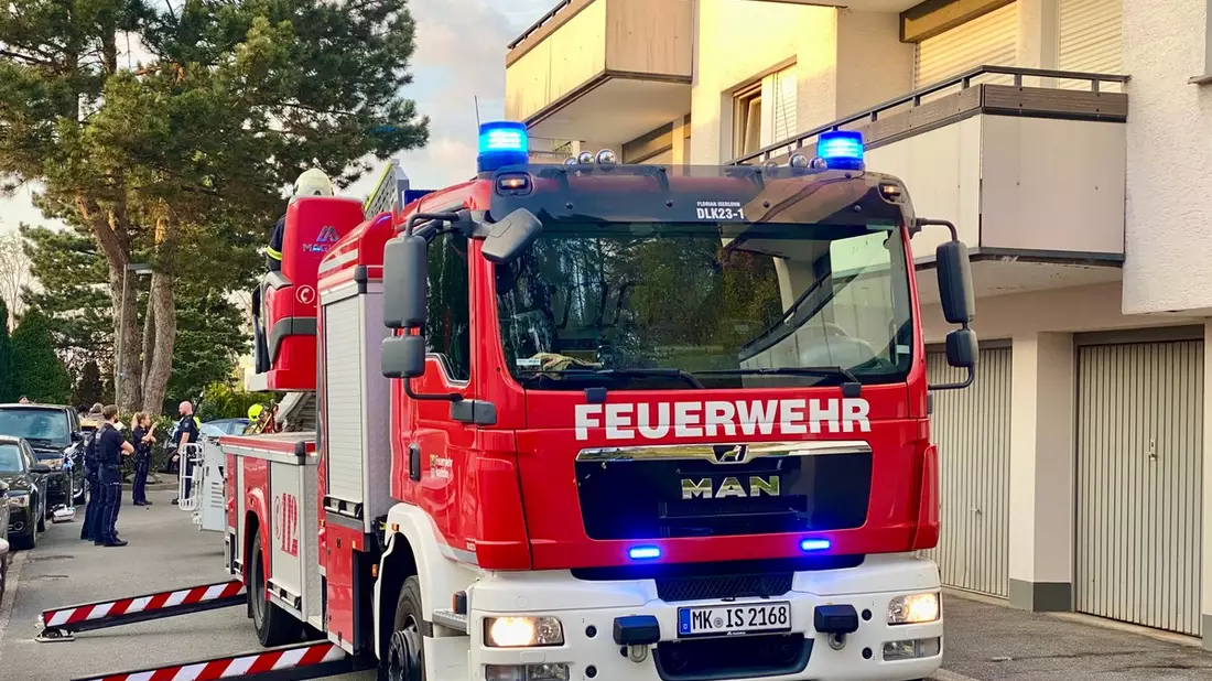 FW-MK: Brand in Wohnung - Eine Person gerettet - Bild: presseportal.de