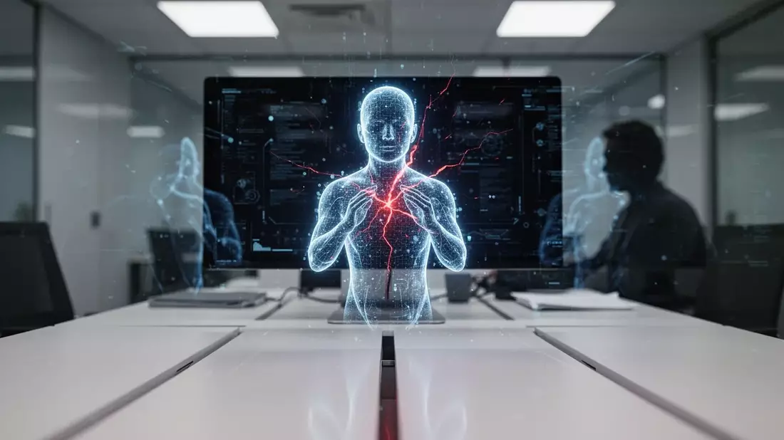 KI-Schmeichelei fördert Egoismus im Job Illustration mit AI erstellt übermittelt durch boerse-global.de